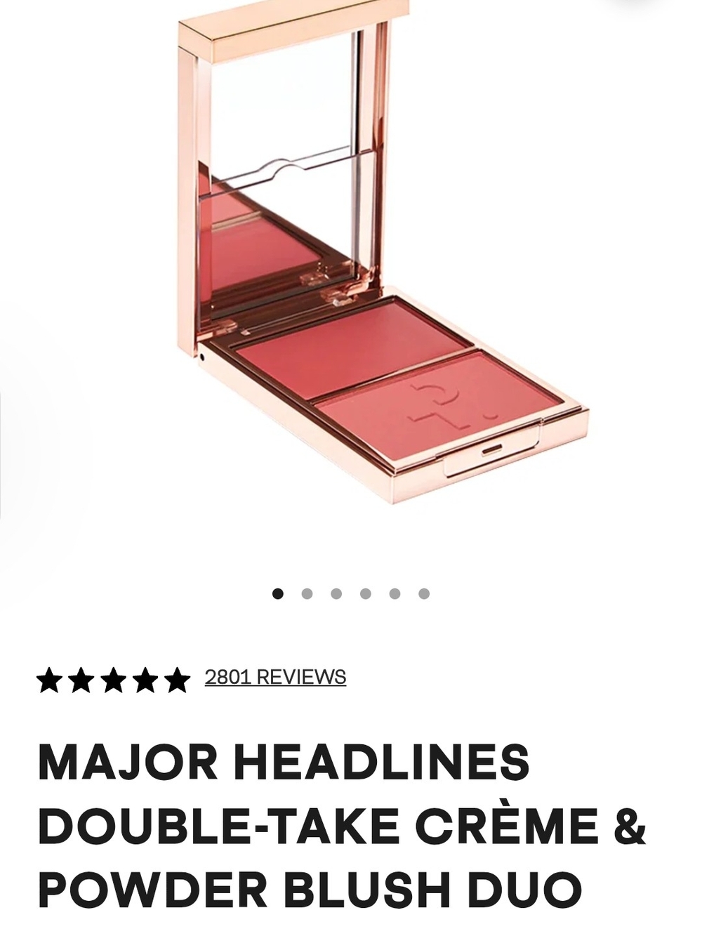 Patrick Ta Blush Major Headline Double-take Creme And Powder Blush Dou - Picture 3 of 5